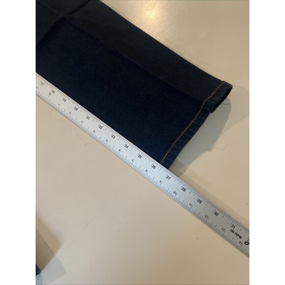 Tractr Jeans Sz 3/26 Color Block 2 Tone Blue Crop Women - Picture 8 of 9